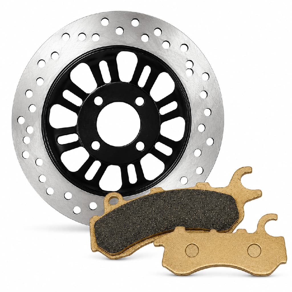 Disco Freio Titan-fan 160 2018 Em Diante Combibrake+pastilha