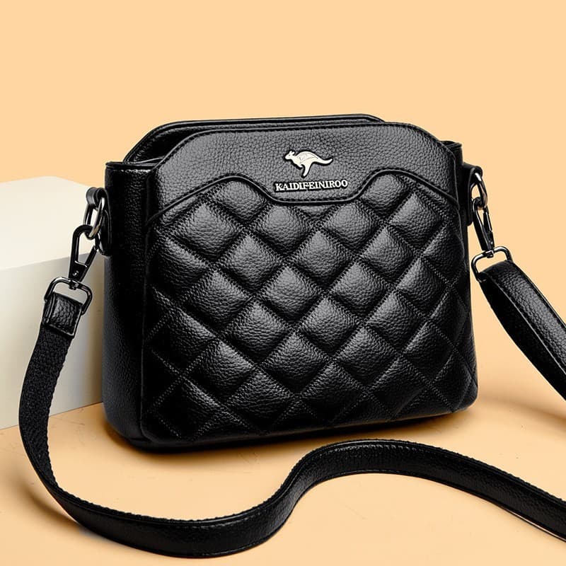 Bolsa feminina novo estilo 2026 bolsa mensageiro feminina bolsa de ombro feminina de meia-idade mãe moda pequena bolsa q