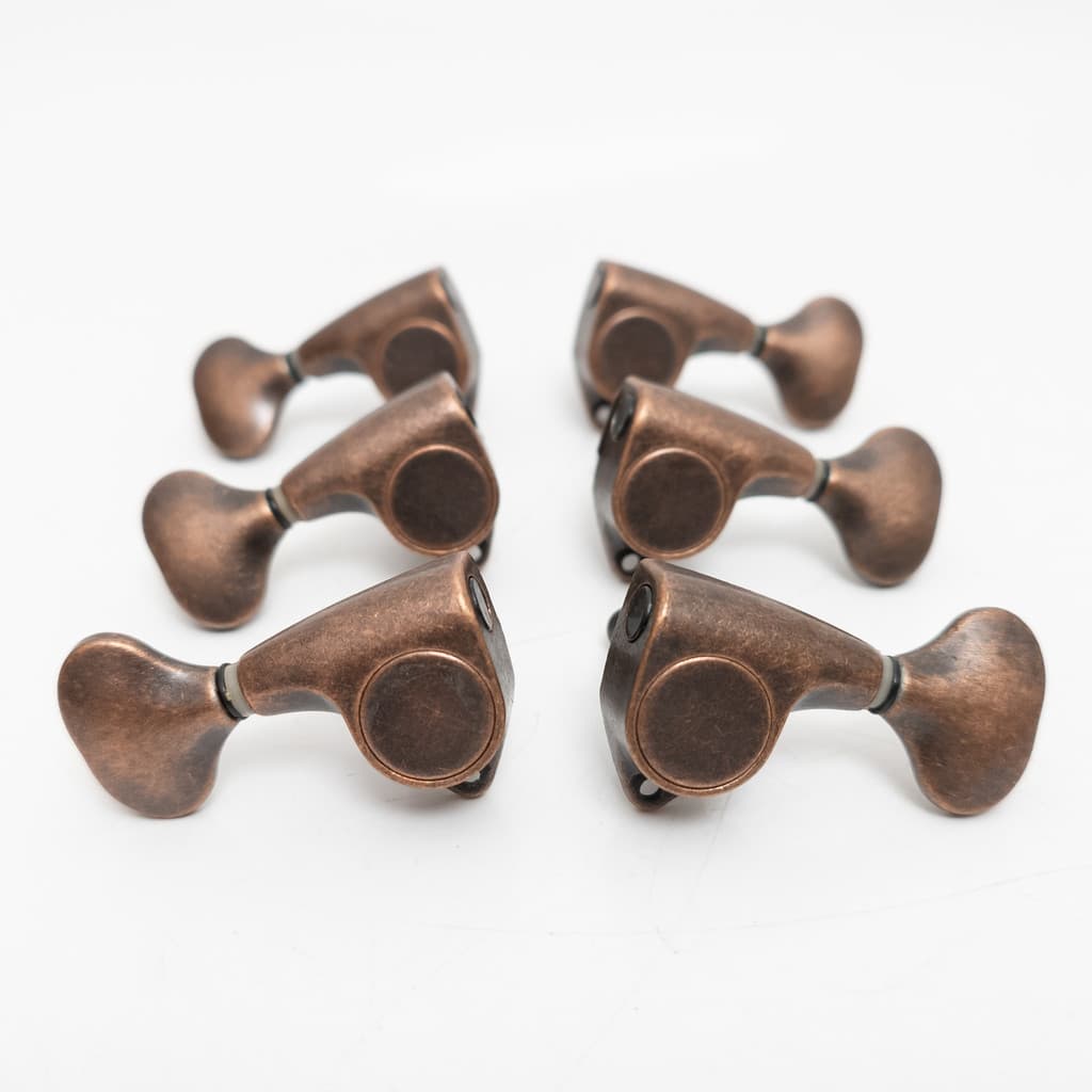 Afinadores De Guitarra 3L3R/3L4R/4L3R/4L4R/6R/6L Estilo Vintage Tuning Pegs Cabeças De Máquina Botão Rabo De Peixe Acess