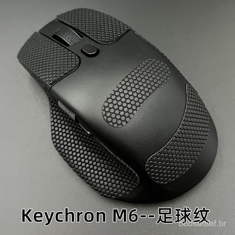 Novo produto adequado para o mouse Keychron M6: adesivos antiderrapantes, anti-suor, película protetora anti-suor, almof