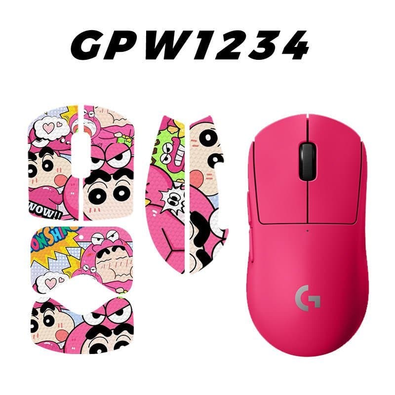 Novo produto adequado para adesivos antiderrapantes de mouse Logitech GPW de 2ª e 1ª geração, adesivos antiderrapantes d