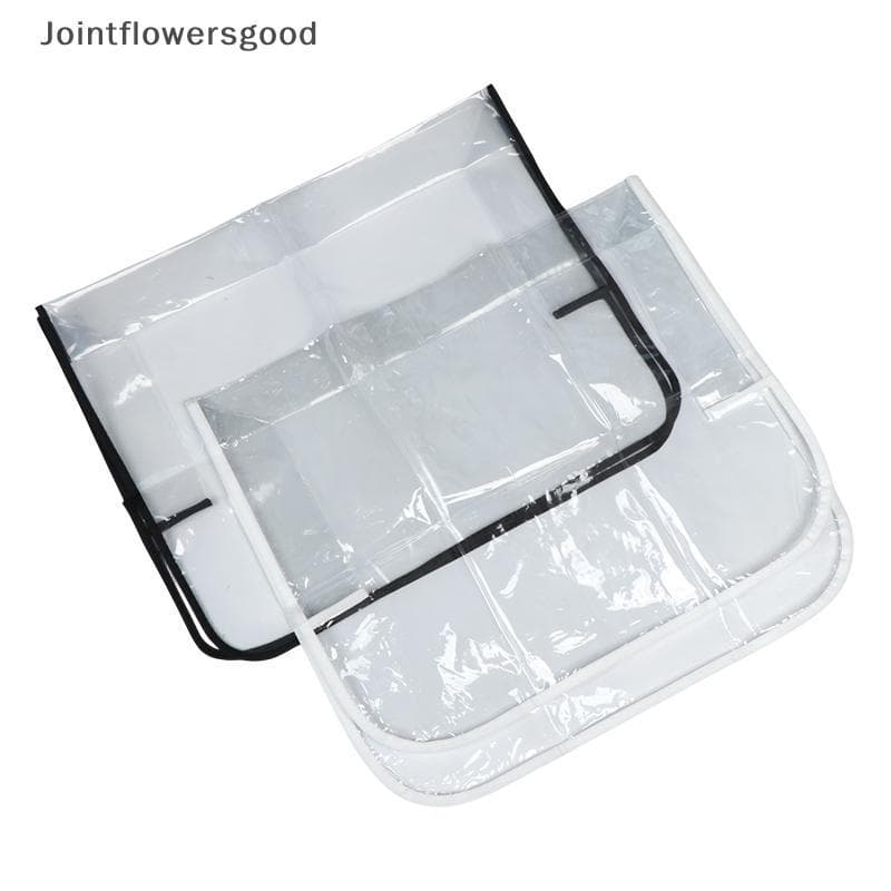 JTFG 1 Pcs Capa Para Cadeira De Salão PVC Transparente Capas Cabeleireiro Protetores Universal À Prova D'água Barbeiro B