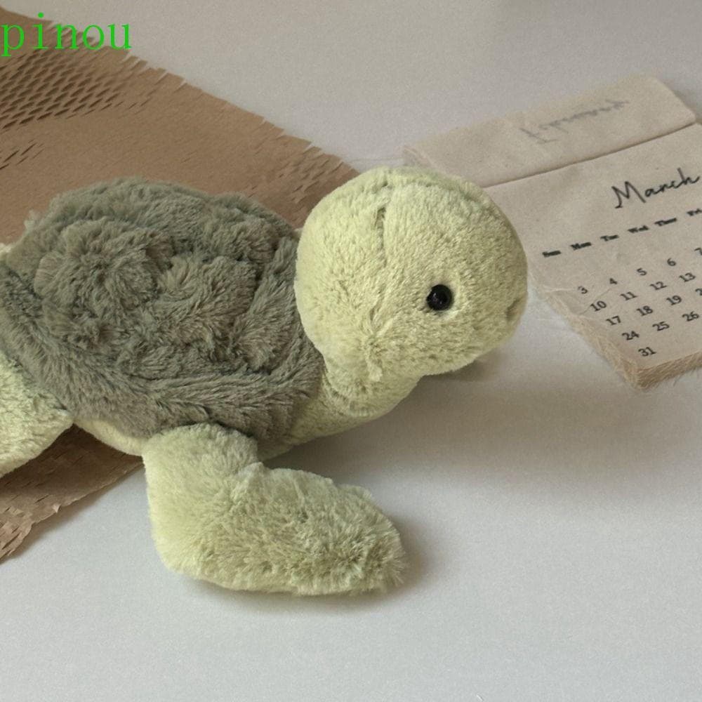 Brinquedos De Pelúcia De Tartaruga Realista PINOU , Boneca Animal Marinha Fofa De Marinho , Coleção
