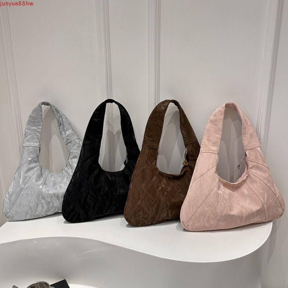 JUNYUE Bolsa Para Axilas , Hobo Vintage De Grande Capacidade De Ombro Com Design Minoritário Crescente