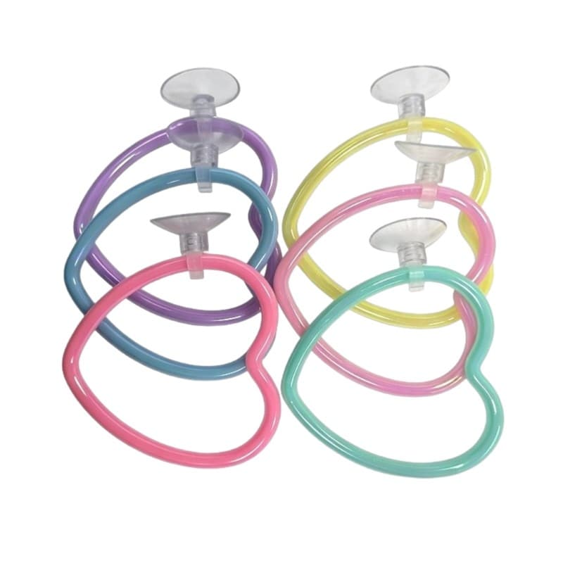 Conjunto De Cesta De Peixe Ornamental Pequena Mojito Para Betta Com 6 Argolas De Ventosa