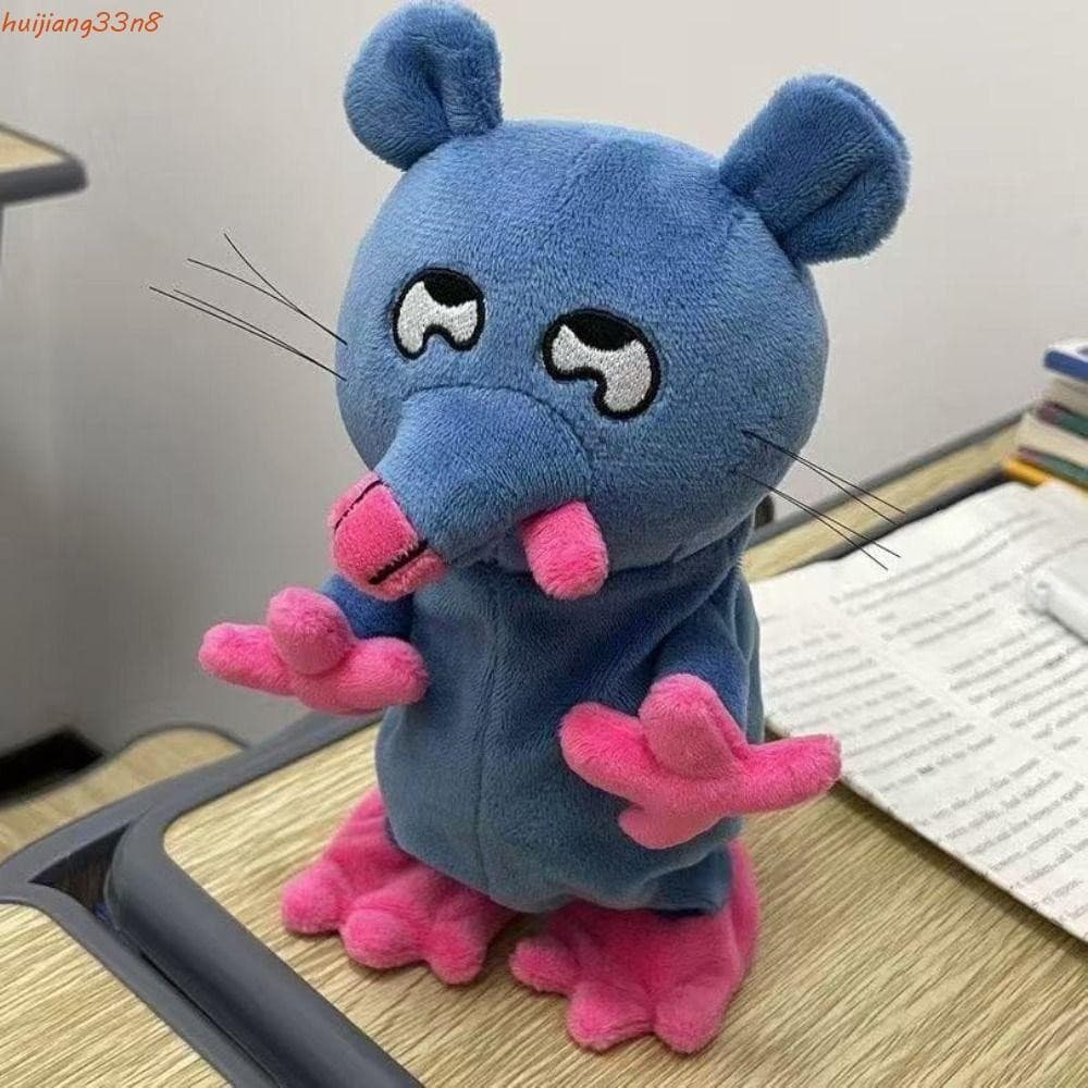 HUIJIANG Andando Mouse Brinquedo De Pelúcia , Paródia Voz Engraçado Rato Sujo , Dos Desenhos Animados Criativo Obscene