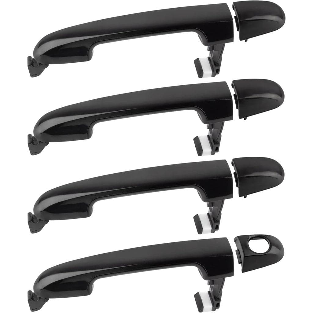 Conjunto de 4 Manoplas Externas de Porta Dianteiras/Traseiras + Esquerda/Direita BOXI Compatível com Hyundai Elantra 200