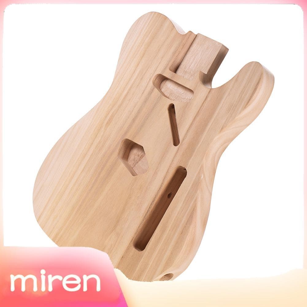 miren.br Ejoyous Corpo de guitarra elétrica inacabado T02 Sycamore Wood Blank para guitarras Peças de reposição DIY