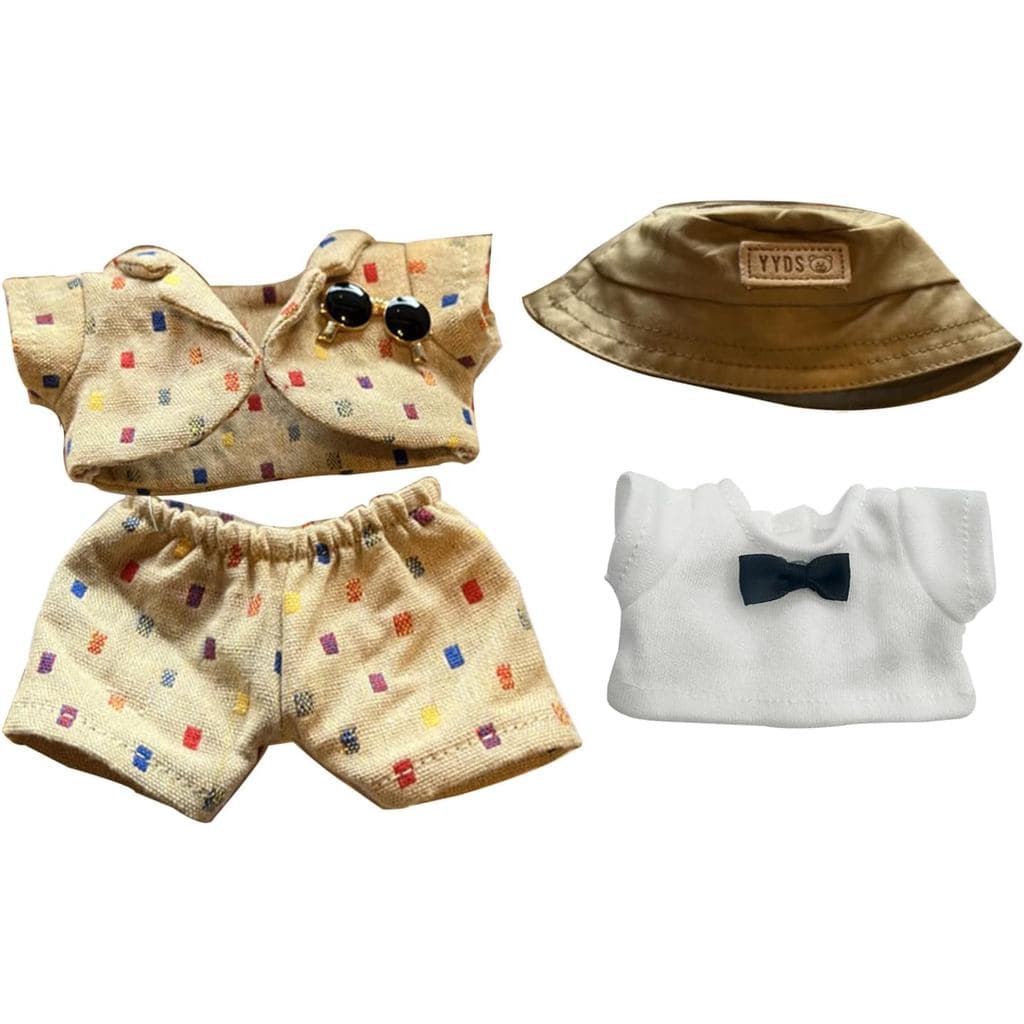 Roupas para Labubu, Conjuntos Fofos para Bonecas La BuBu Keychain, Roupas Kawaii para Vestir, Roupas Kawaii para Bonecas