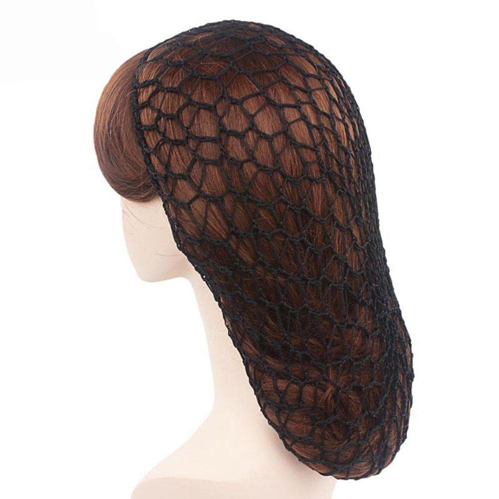AHMVEX Crochet Hairnet Turbantes Simples Trança Turbante Chapéu Malha Cap Snood Net Moda Tiaras