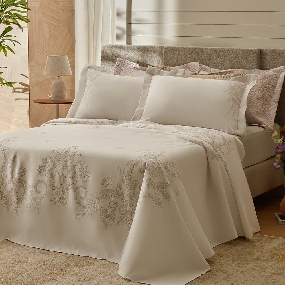 Jogo de Cama King 4 Peças Portinari - Appel Home