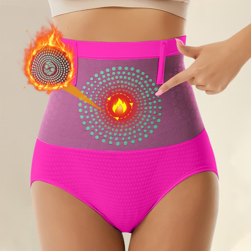 Roupa íntima feminina sem costura de cintura alta, barriga quente, calças estreitas, pós-parto, modelagem corporal, Plus