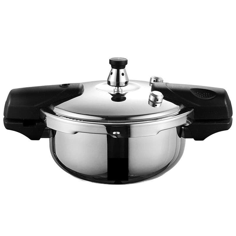 Panela de pressão alemã de aço inoxidável, panela de pressão espessada, panela de sopa, fogão doméstico de indução a gás
