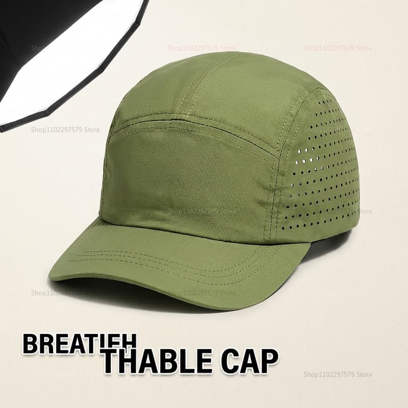 Chapéu Esportivo Unissex De Secagem Rápida Respirável , Leve , Ajustável , Proteção UV , De Sol Para Corrida , Caminhada