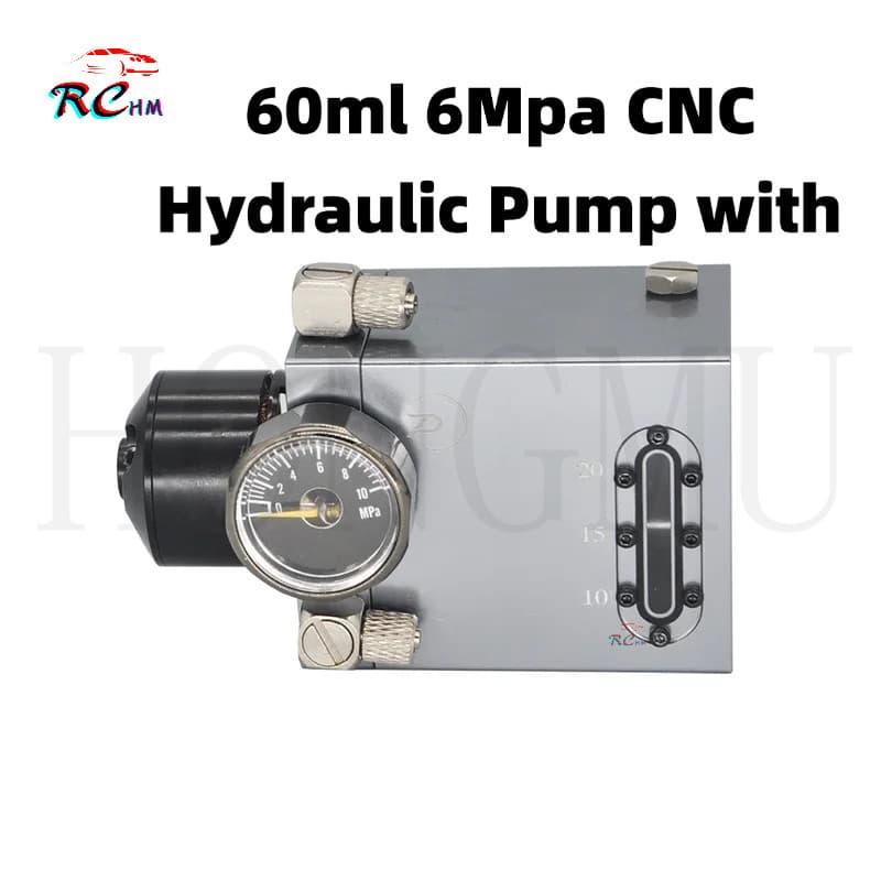 Mini Bomba Hidráulica Integrada De Alta Pressão RC Com Tanque De Óleo De 60ml Para Atualização De Peças De Escavadeira H