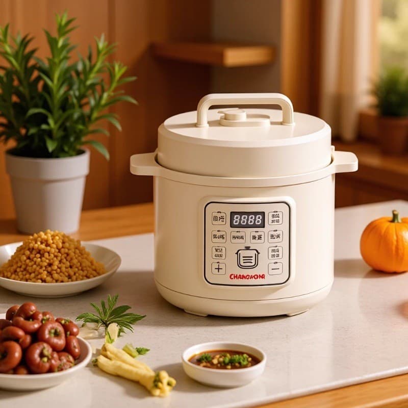 Changhong Mini Panela de Pressão 2L Panela Multifuncional 2L Lista de Presentes Corporativos Panela de Arroz Inteligente