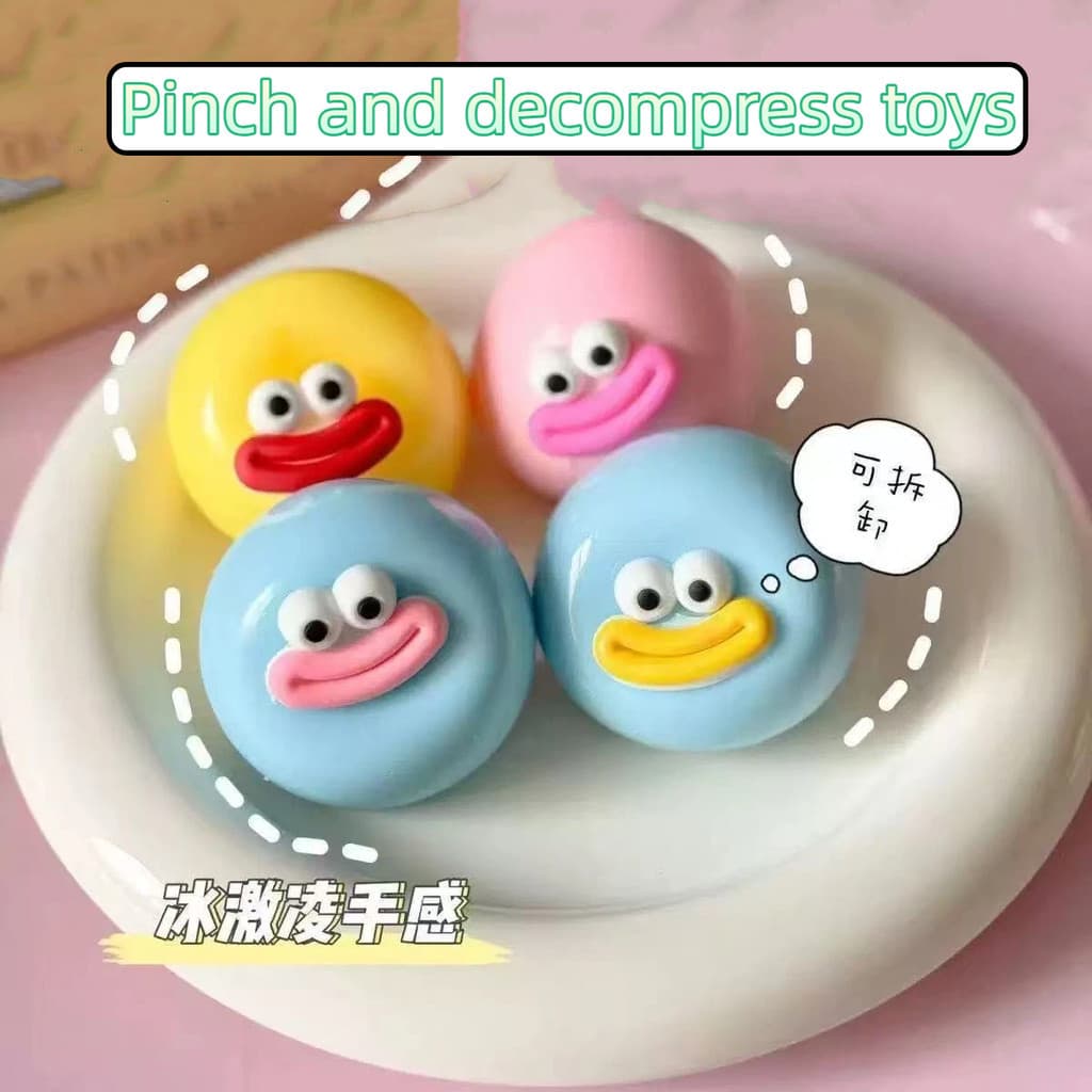 Olho grande salsicha boca pitada brinquedo de descompressão saco conspicuoso pitada música descompressão recuperação len