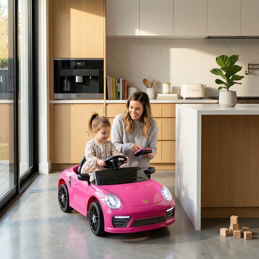 Carro Elétrico Infantil Compact 6V com Rádio Controle - Diversão e Segurança
