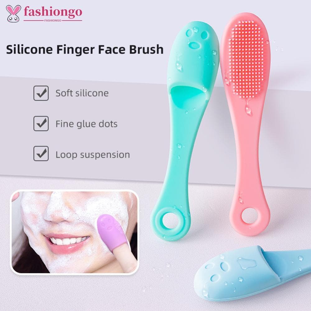 FASHIONGO Portátil Macio Silicone Dedo-Berço Escova Facial Nariz Limpeza Massagem Durável Multifuncional Ferramenta De C