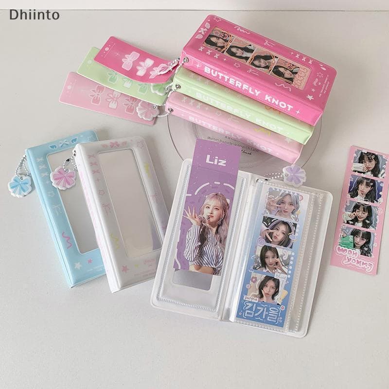 [Dhiint] Álbum De Cabine De Fotos Multicoloridas Para Tiras De 2 X 6 Polegadas , 20 Páginas , 40 Em