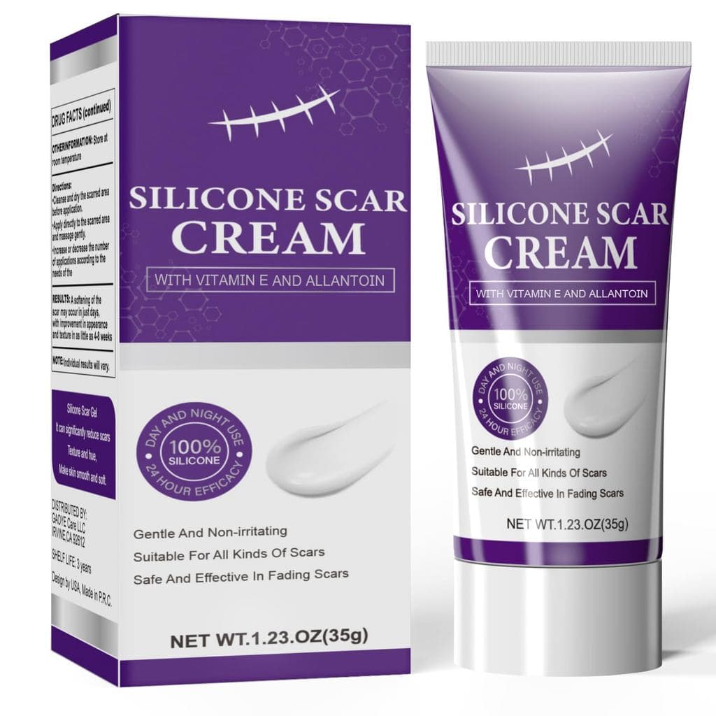 Creme de Silicone para Cicatrizes - Gel Avançado para Remoção de Cicatrizes Cirúrgicas, Estrias, Acne, Cicatrizes de C-S