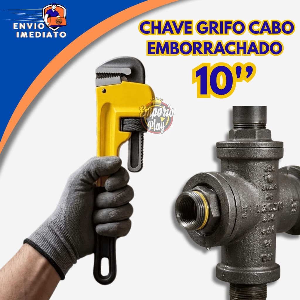 Conjunto Chave de Grifo 10° Polegadas Encanamentos Tubulação Hidráulicas  Reforçado Com Ajustes Qualidades Excelentes