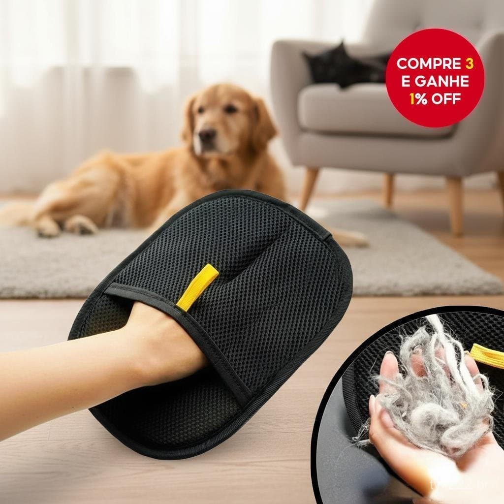 Mittens de remoção de pelos FurFree, escova estática de dupla face, removedor de pelos para cães e gatos, luvas