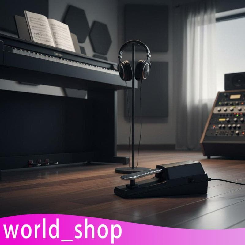 [World_shop] Pedal De Sustentação De Piano Eletrônico Versátil , Controlador De Pé Antiderrapante Para Teclado Digital E