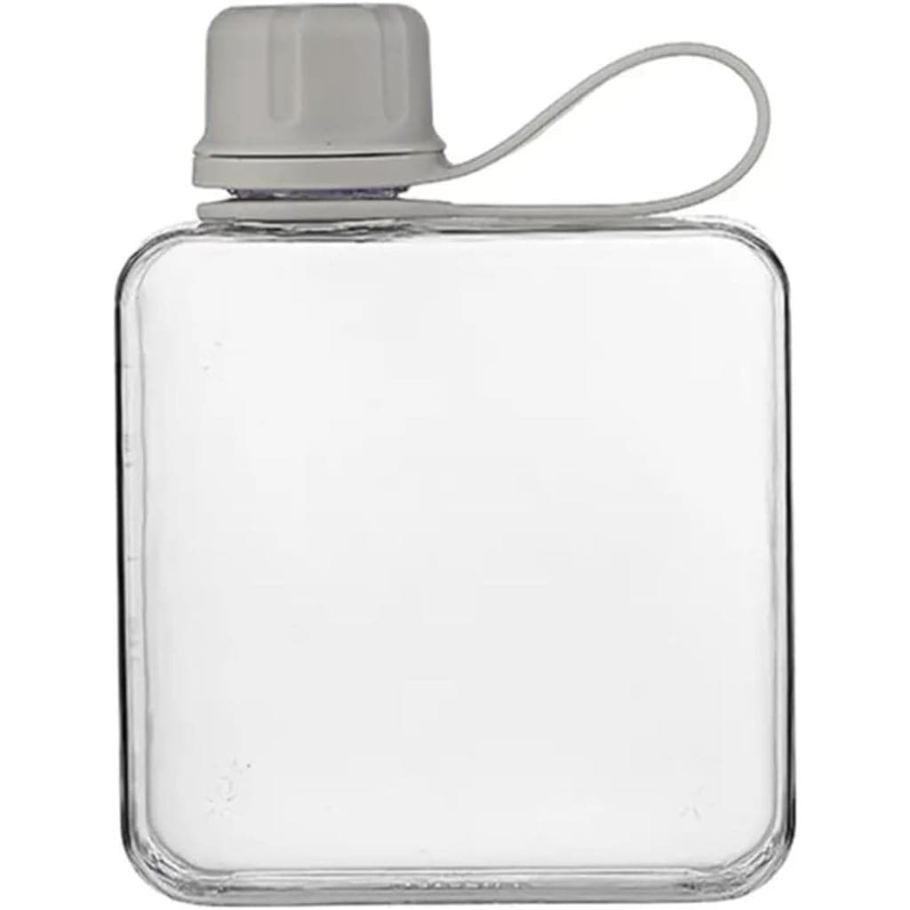1 garrafa de água quadrada de 320ml, copo de bebida portátil e plano, garrafas de água fria ultrafinas, garrafas de água