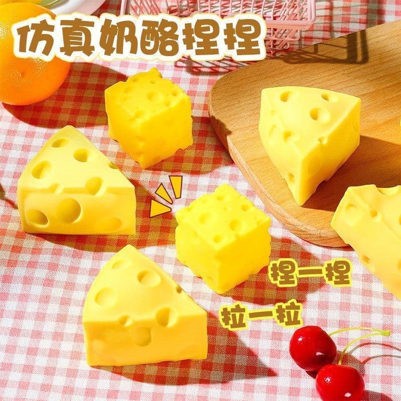 Simulação de queijo simulação criativa descompressão recuperação lenta ventilação queijo ferramenta útil brinquedo de de