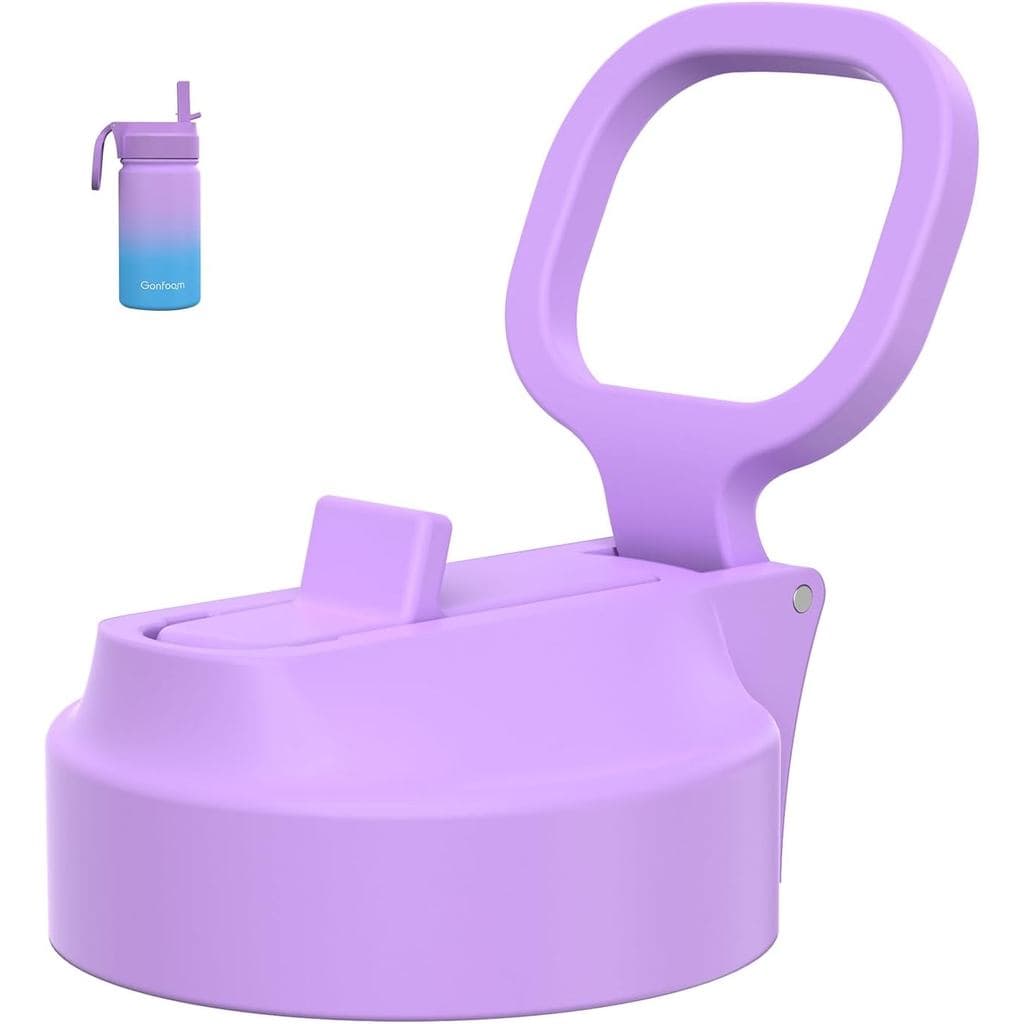 Tampa para Garrafa de Água Gonfoam Kids Roxa (compatível com 12oz e 16oz)