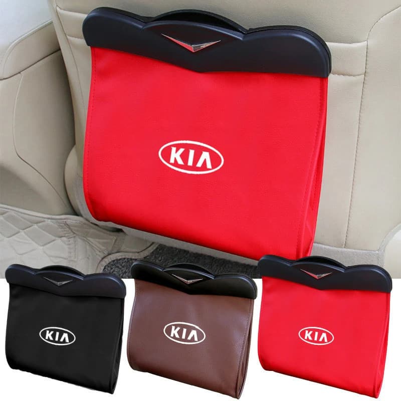 Lixeira para Carro com Logo da Kia, Compatível com Picanto, Cerato, Proceed, Sportage 3, River, Soul, Niro, Ceed, Stinge