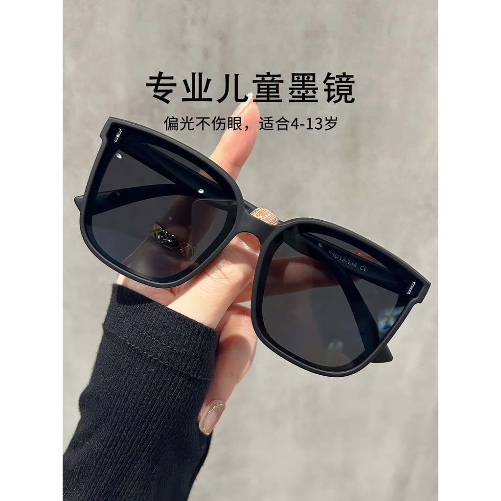 Profissional crianças óculos de sol protetor solar Anti-ultravioleta meninos na moda legal estilo bonito preto polarizad