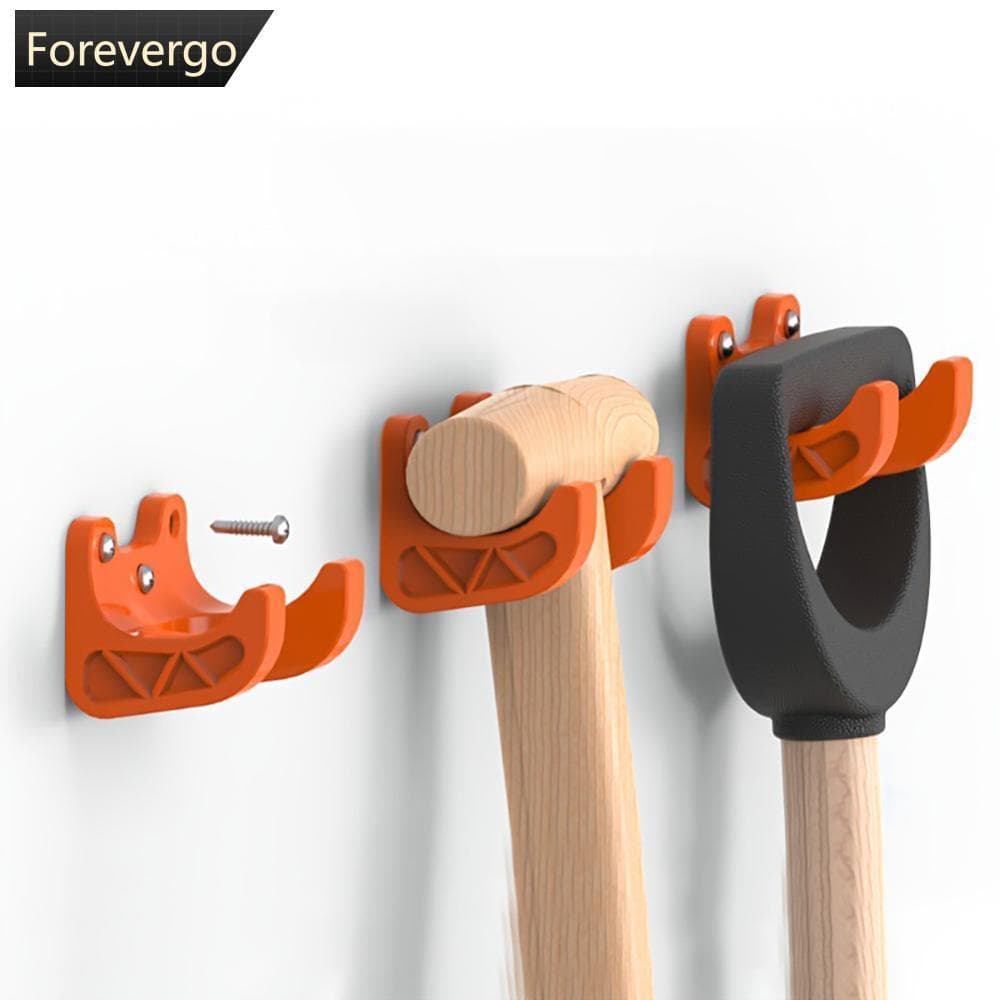 FOREVERGO Montagem Na Parede Jardim Ferramenta Rack Parafuso Organizador De Armazenamento Fixo Para Pá Ancinho Vassoura