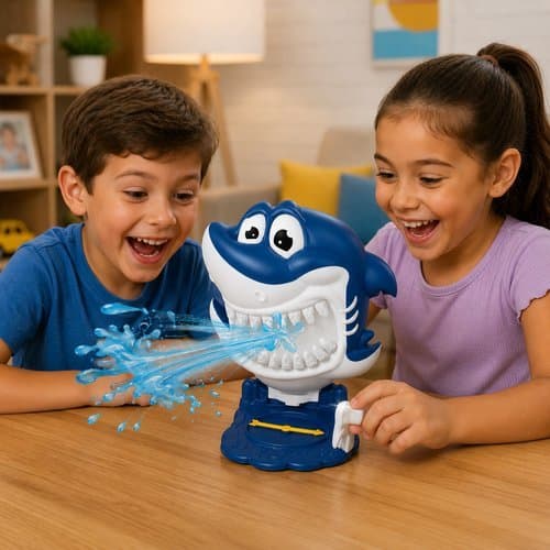 🦈💦 **Jogo Tubarão Splash de Água Azul – Brinquedo Infantil Divertido Interativo para Crianças** 💙🎯✨