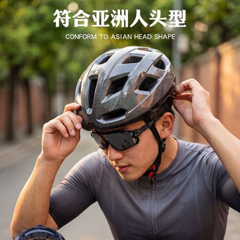 Capacete esportivo para ciclismo, bicicleta de estrada, Mountain bike, adulto, equilíbrio, capacete com luz traseira, ca