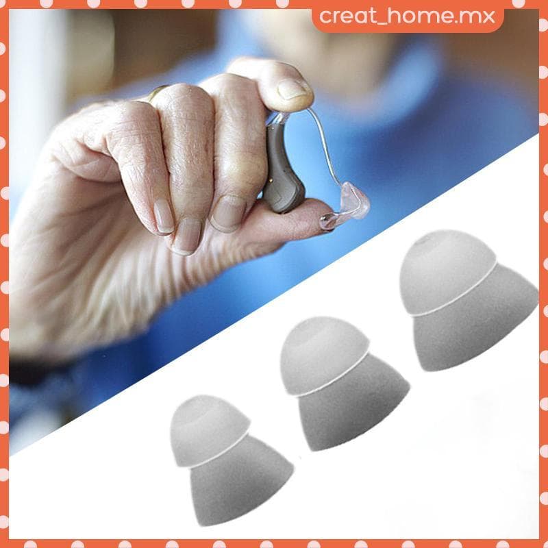 [Creat_home] 6x Aparelhos Auditivos Pontas De Ouvido Acessórios Para Amplificador De Som Auditivo Peças De Reposição Cúp