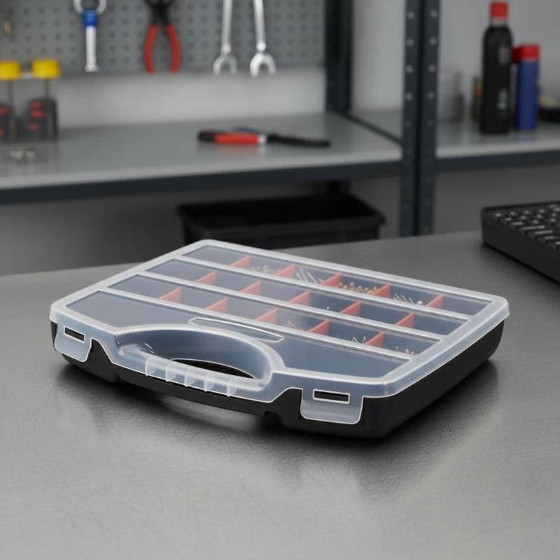 TSBR Caixa De Armazenamento De Hardware De Plástico Thiened , Organizador De Ferramentas Para Parafusos , Peças Pequenas
