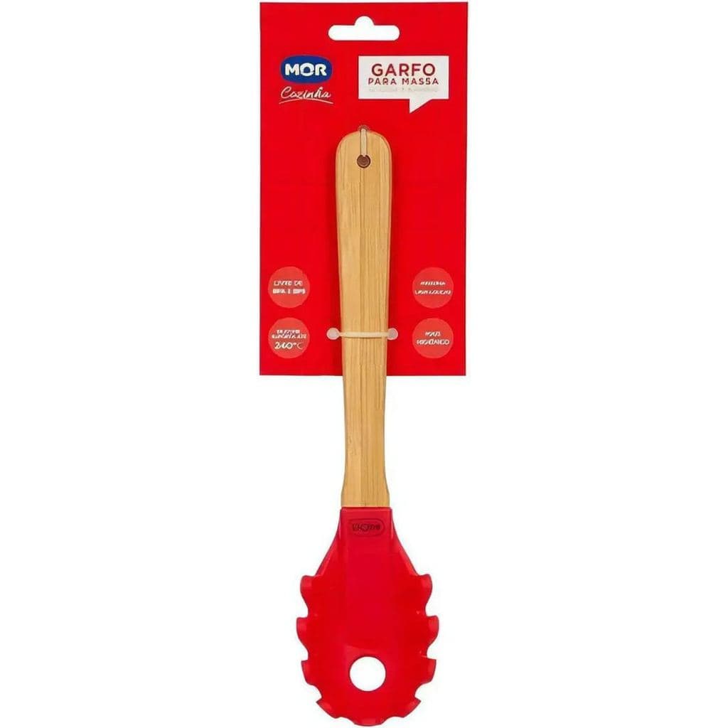 Pegador de Massa Silicone 25cm 008559 Mor garfo garfos talheres