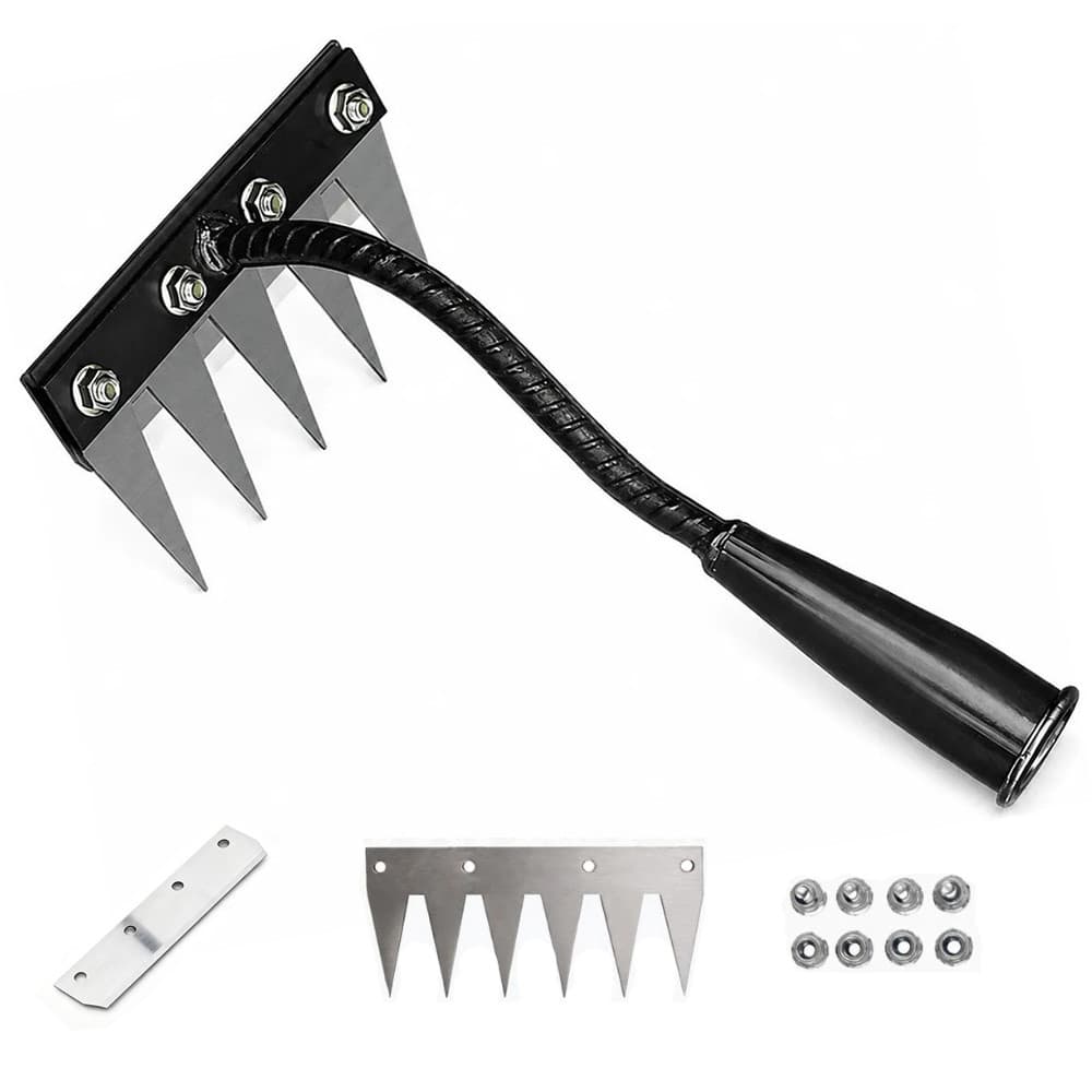 Rastelo De Ferro Para Jardinagem Soltar Terra E Capinar