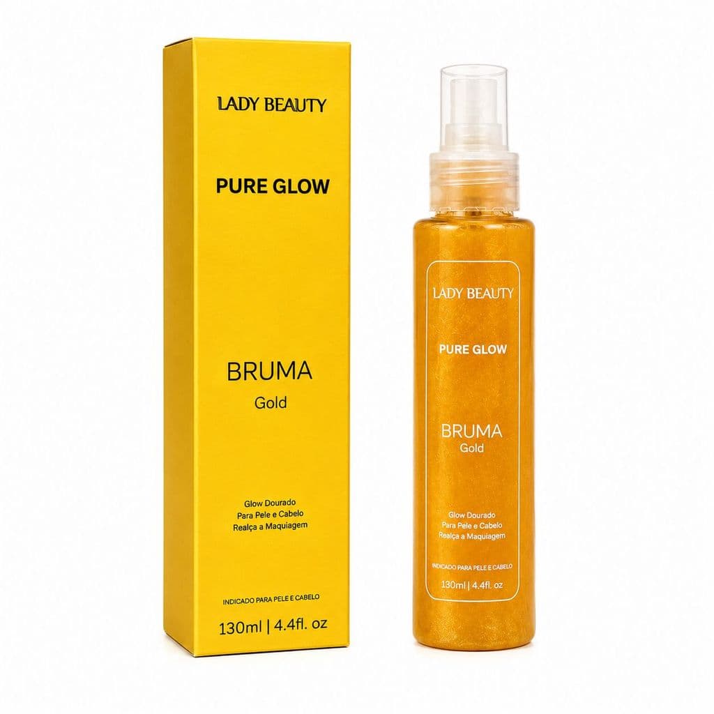 Bluma Fixadora de Maquiagem Efeito Glow | Pode ser Usada no Cabelo e na Pele | Iluminador de Pele