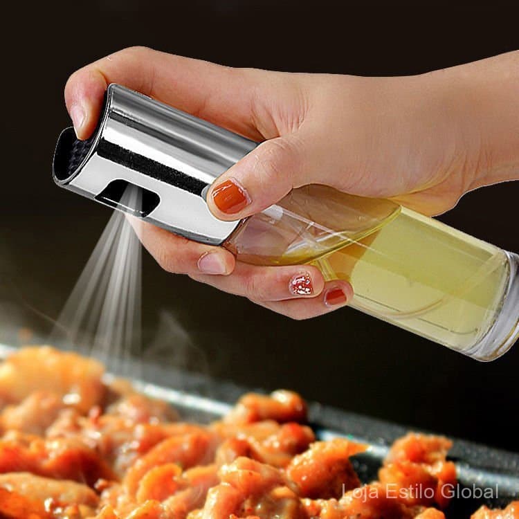 Garrafa pulverizadora de óleo para churrasco, garrafa pulverizadora vazia para óleo comestível/azeite, garrafa de óleo c