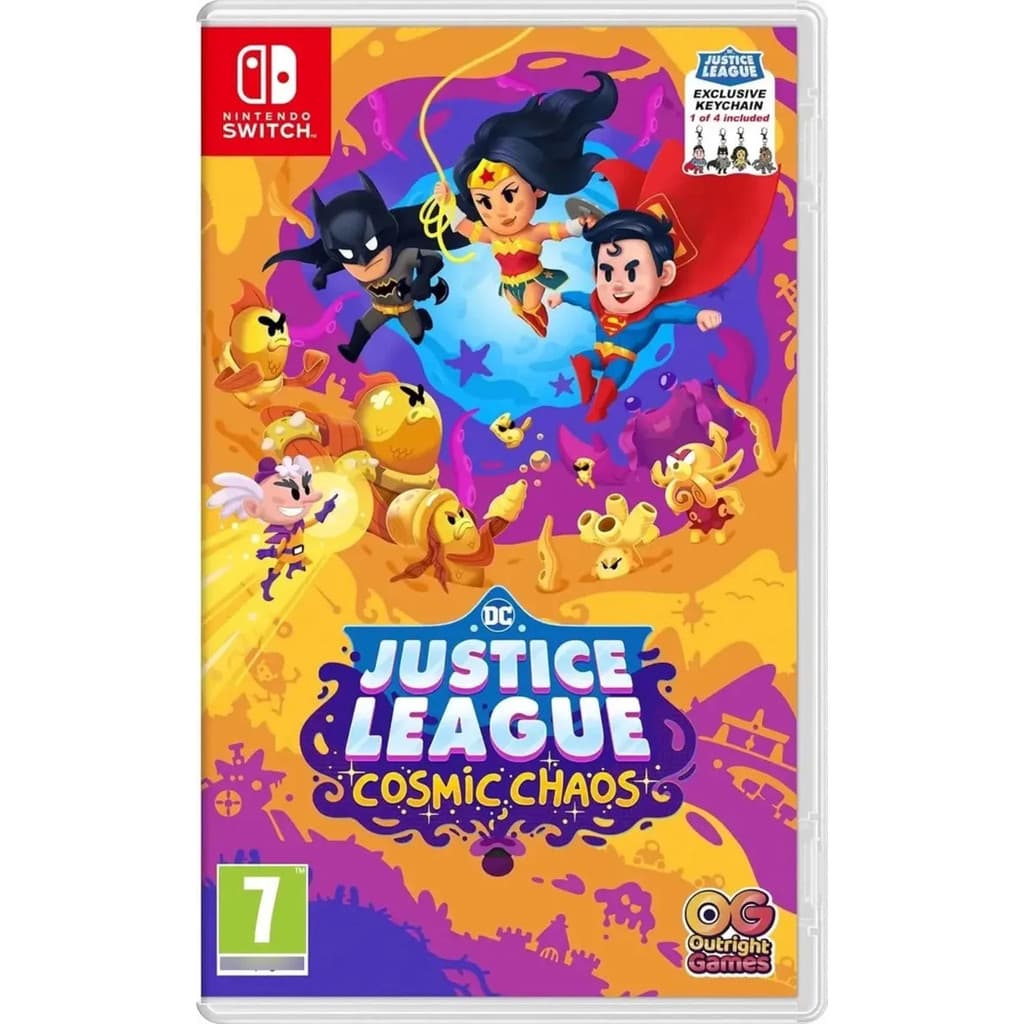 DC's Justice League: Cosmic Chaos - Switch | Versão Física Oficial Europa | Modo Cooperativo de Sofá | Novo na Caixa