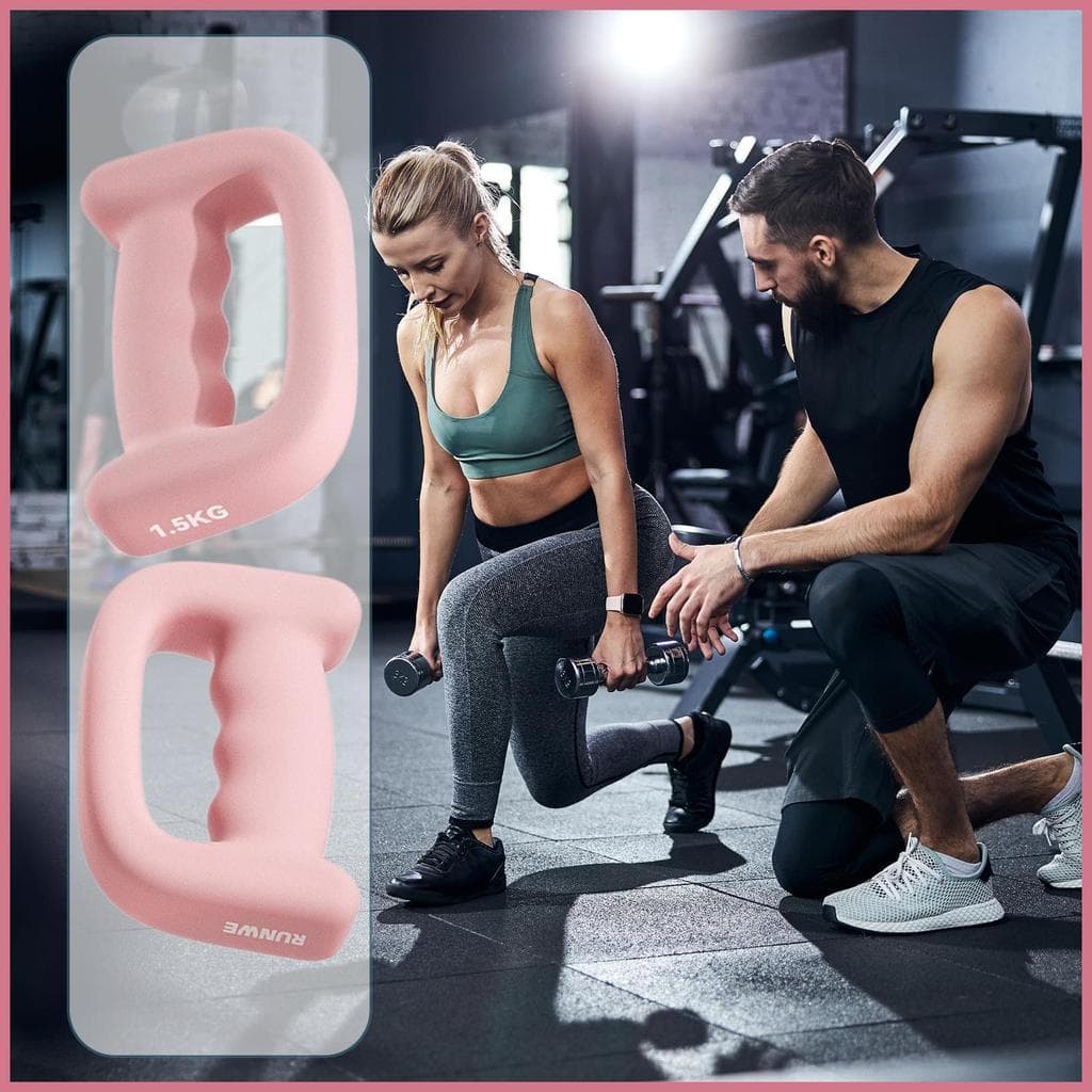 Conjunto De Halteres Para Mulheres , Acessórios De Treinamento De Força , Equipamentos De Fitness , 2 Peças , Peso De Ha