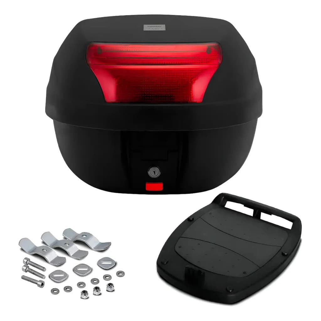 Bauleto Pro Tork Smart Box Baú 28 Litros Com Base Universal Cor Vermelho