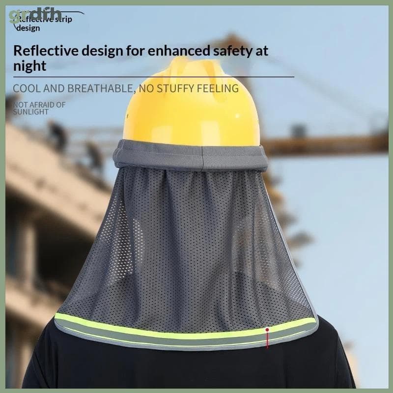 GARDE Capacete De Segurança Guarda-Sol Chapéu Absorvente De Suor Aba Larga Respirável Boné Para Canteiro De Obras Trabal