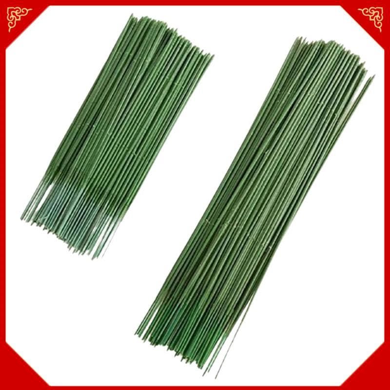 Fio De Florista , Haste Floral De Plástico De 200 Peças De Flor Artificial , Fios Verde De Planta ,