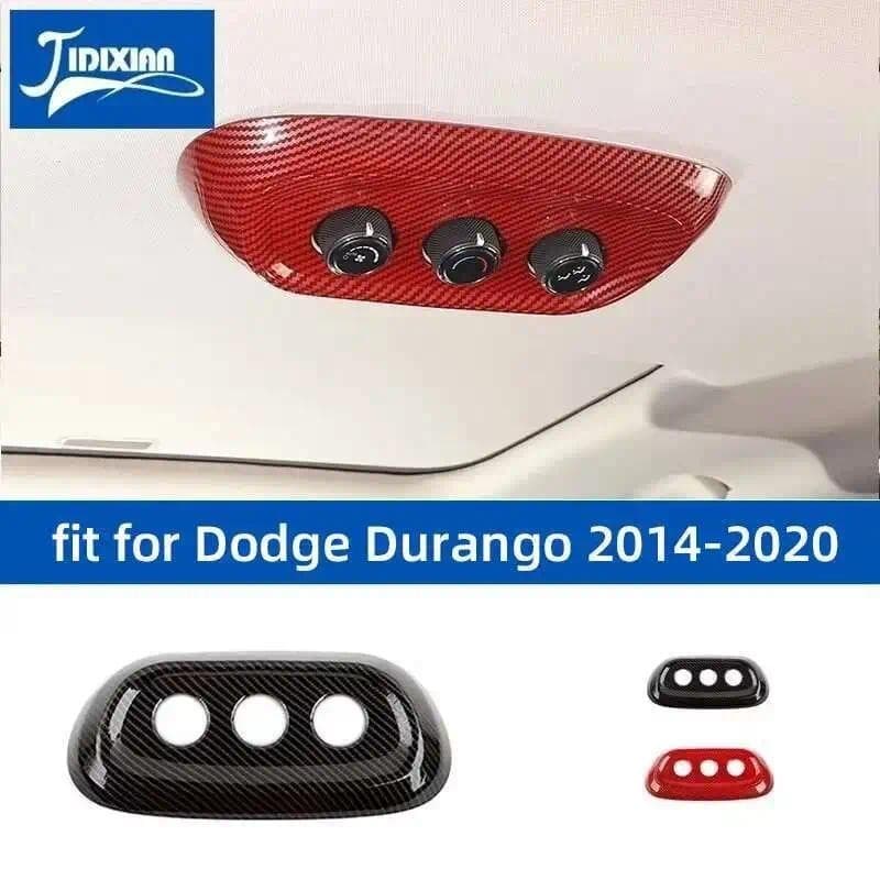 JIDIXIAN Interior Do Carro Traseiro Painel De Controle Ar Condicionado Decoração Capa Para Dodge Durango 2014 2015 2016