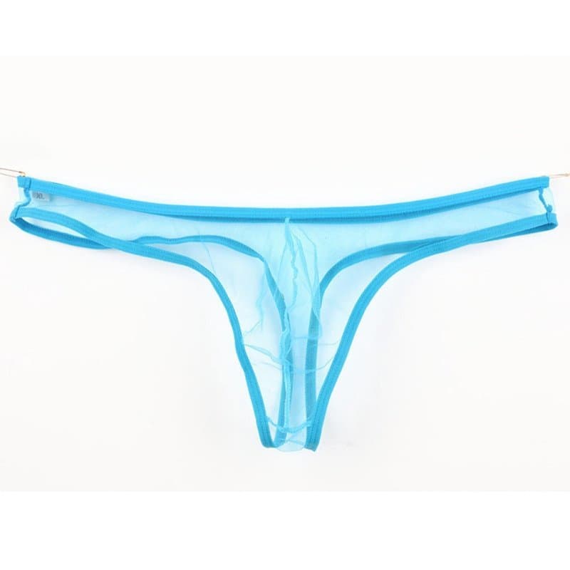 Tangas Masculinas De Cintura Baixa Transparentes De Malha Fina E Transparente Roupa Íntima Respirável