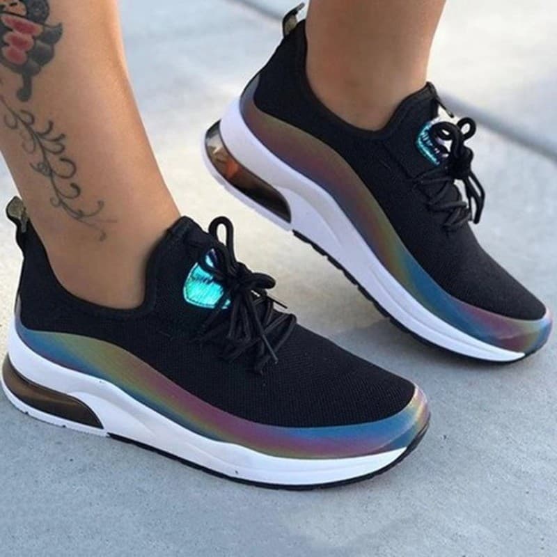 2026 Novos Sapatos Esportivos Femininos Malha Respirável Casuais Tênis De Corrida Ao Ar Livre
